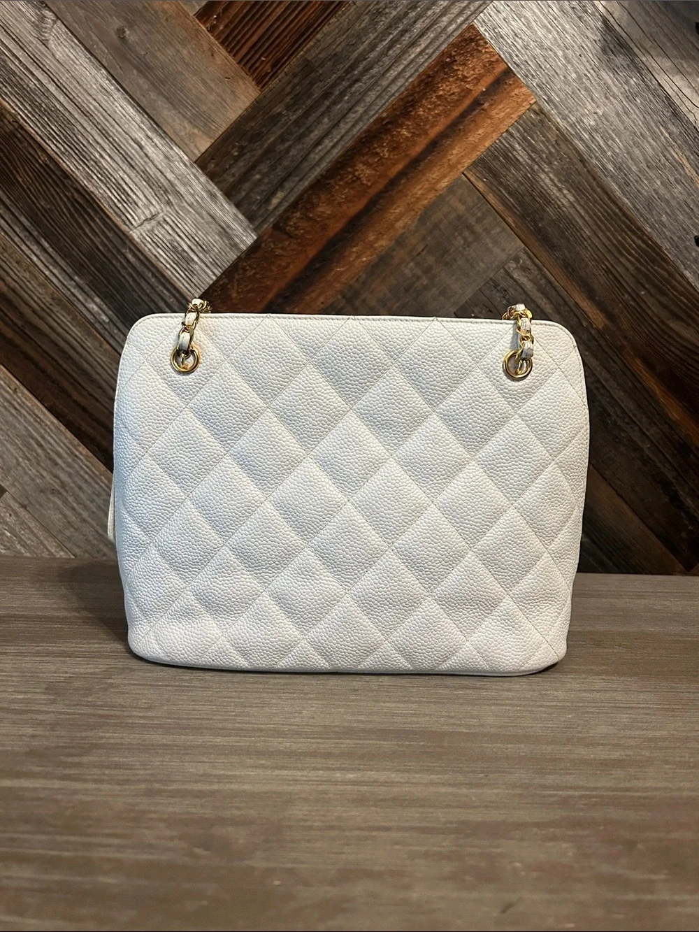 Vintage Chanel Petite Shopping Tote